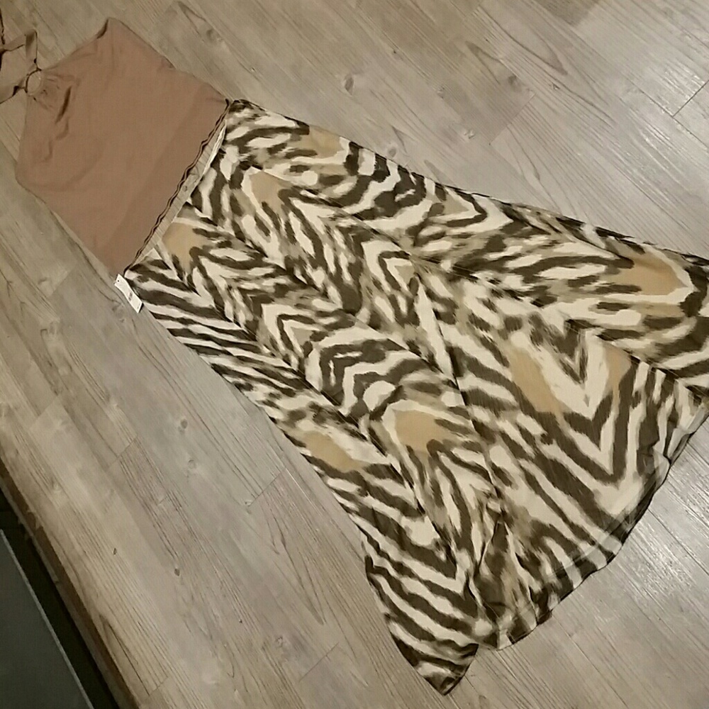 NWOT  Halter top Tan